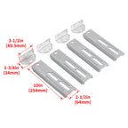 Set of 4 Galvanized Swivel Top Bunk Bolster Brackets for Boat Trailer