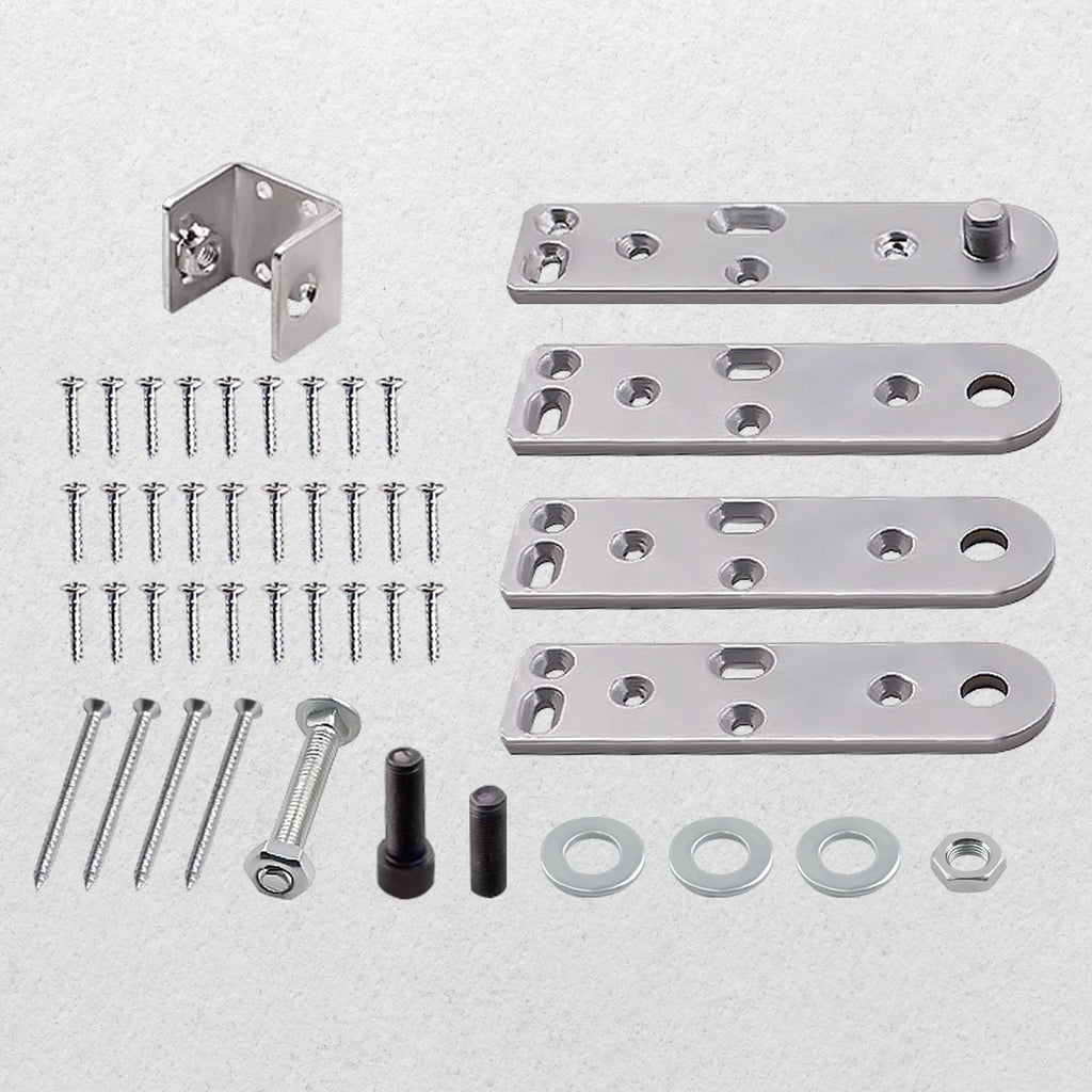 Set of 2 Heavy Duty Door Pivot Hinges for