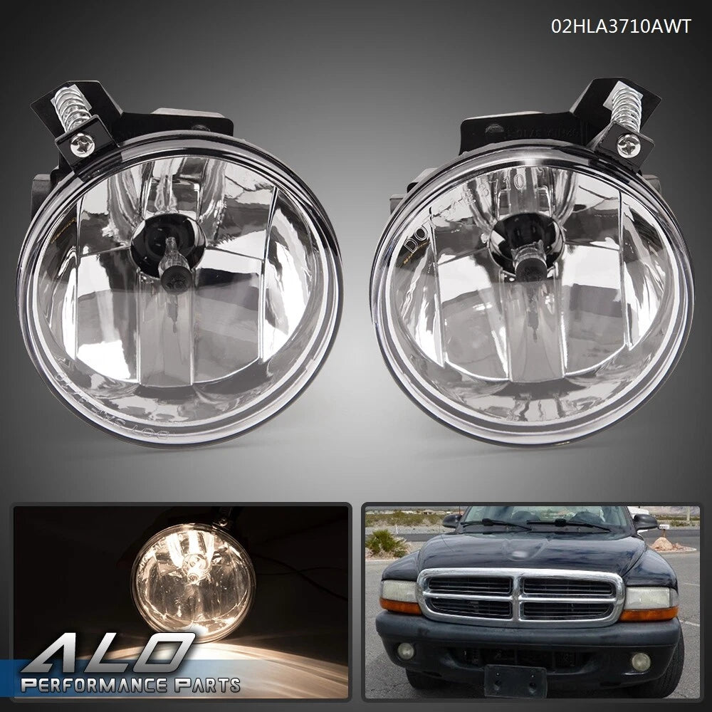 Clear Fog Light Lamps for Dodge Dakota, Durango (2001–2004)