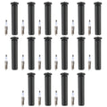 Set of 16 Bosch Double Platinum Spark Plugs & Denso Ignition Coil Boot Kit for Charger V8