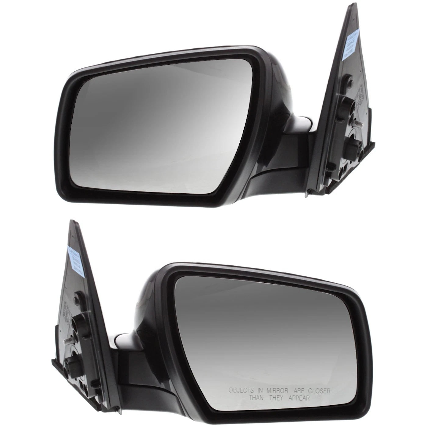 Power Mirrors for Kia Soul (2010–2011) - Manual Folding, Paintable Pair