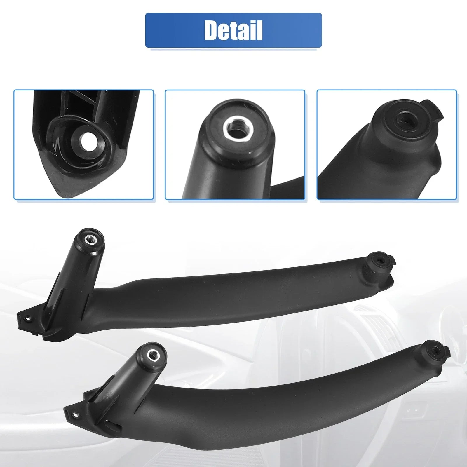 Pair Interior Door Handle Left Right Side Pull Handle BMW X5 (2007-2013)