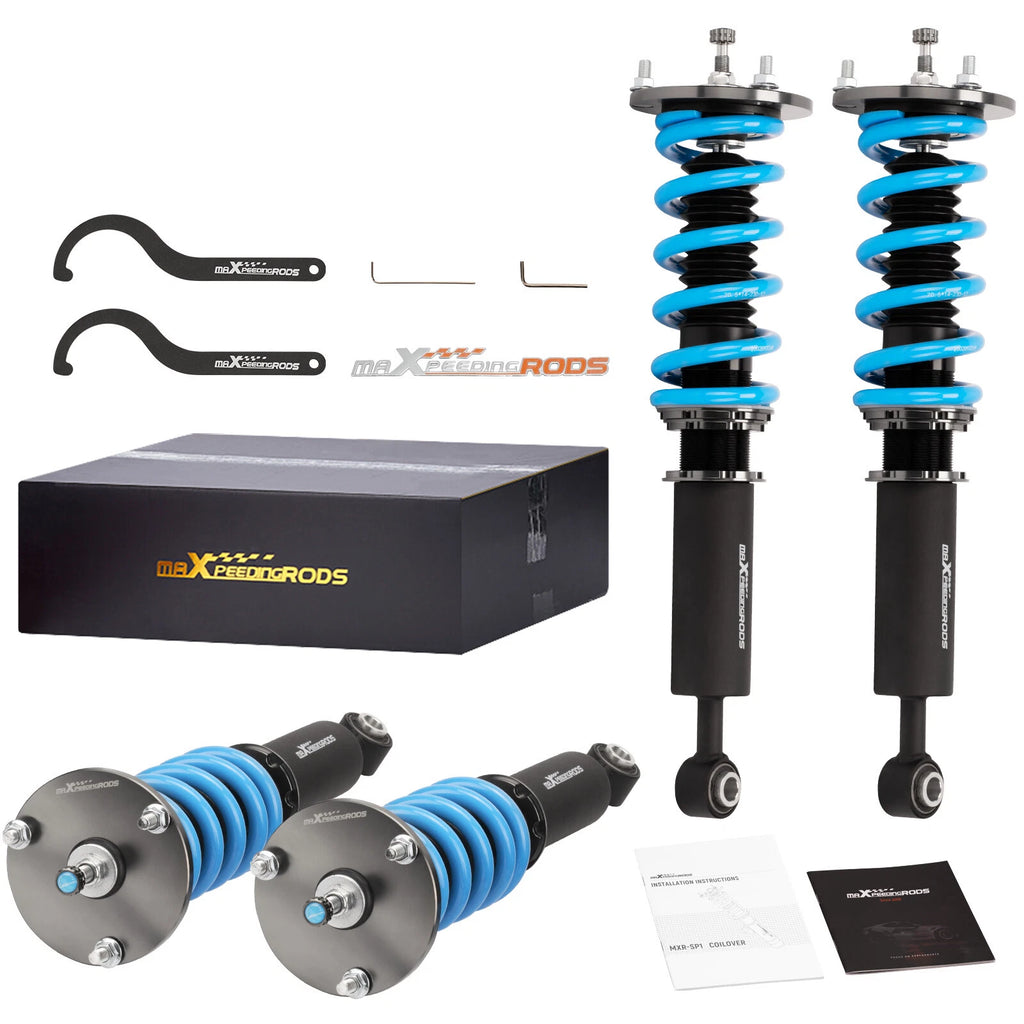 MaXpeedingrods T6 Coilovers 24 Ways Damper Adjustable For Lexus LS430 01-06