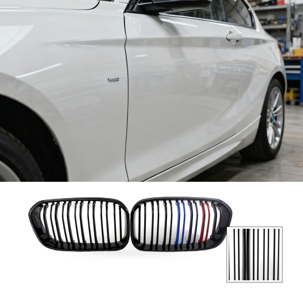 Dual Line M Style Grille for BMW 1 Series F20 F21 (2015–2017)
