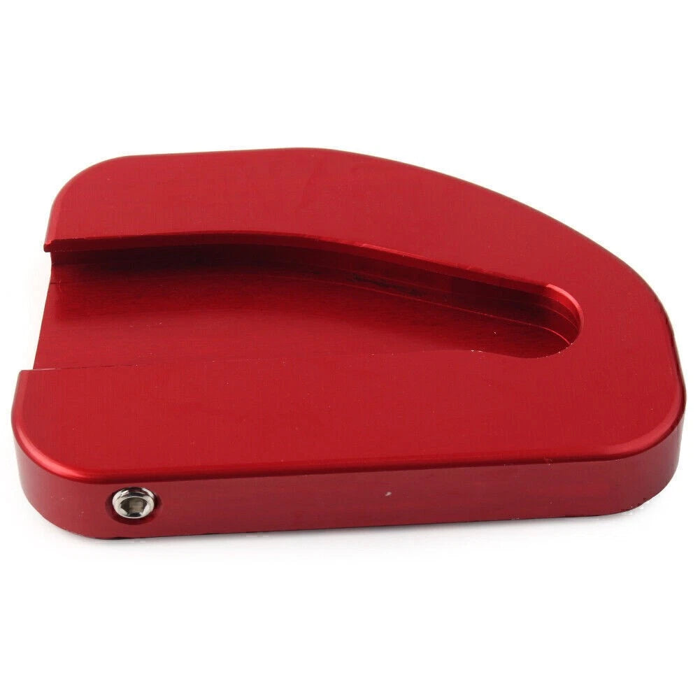 Kickstand Side Stand Enlarger Plate for Honda GL1800 (2010–2017) Red Aluminium