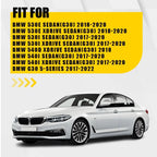 2X Black Side Fender Air Vent Trims for BMW 5 Series (2018–2023)