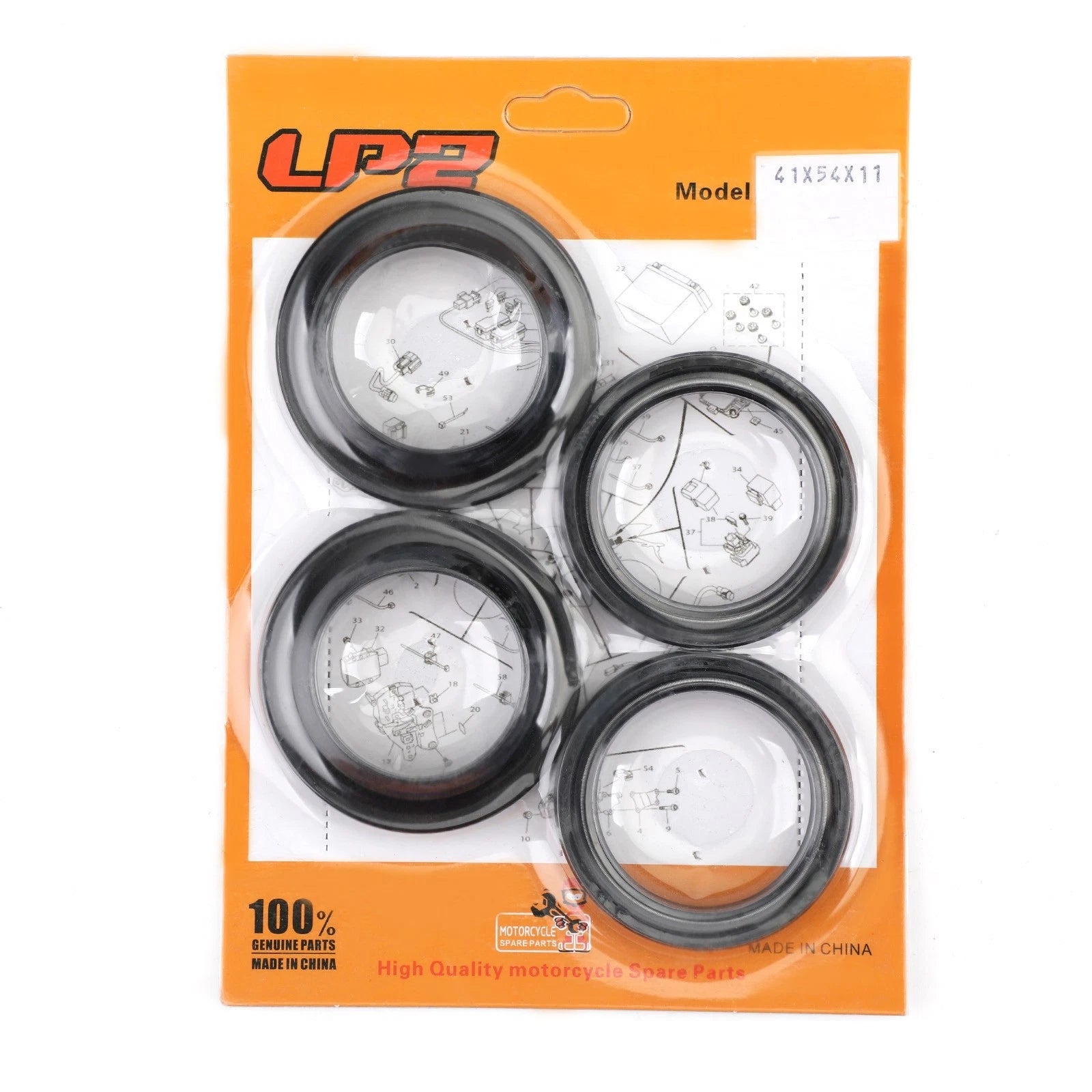 Fork Oil Dust Seal Rebuild Kit for Buell Thunderbolt S3 S3T Lightning X1 (1999–2002)