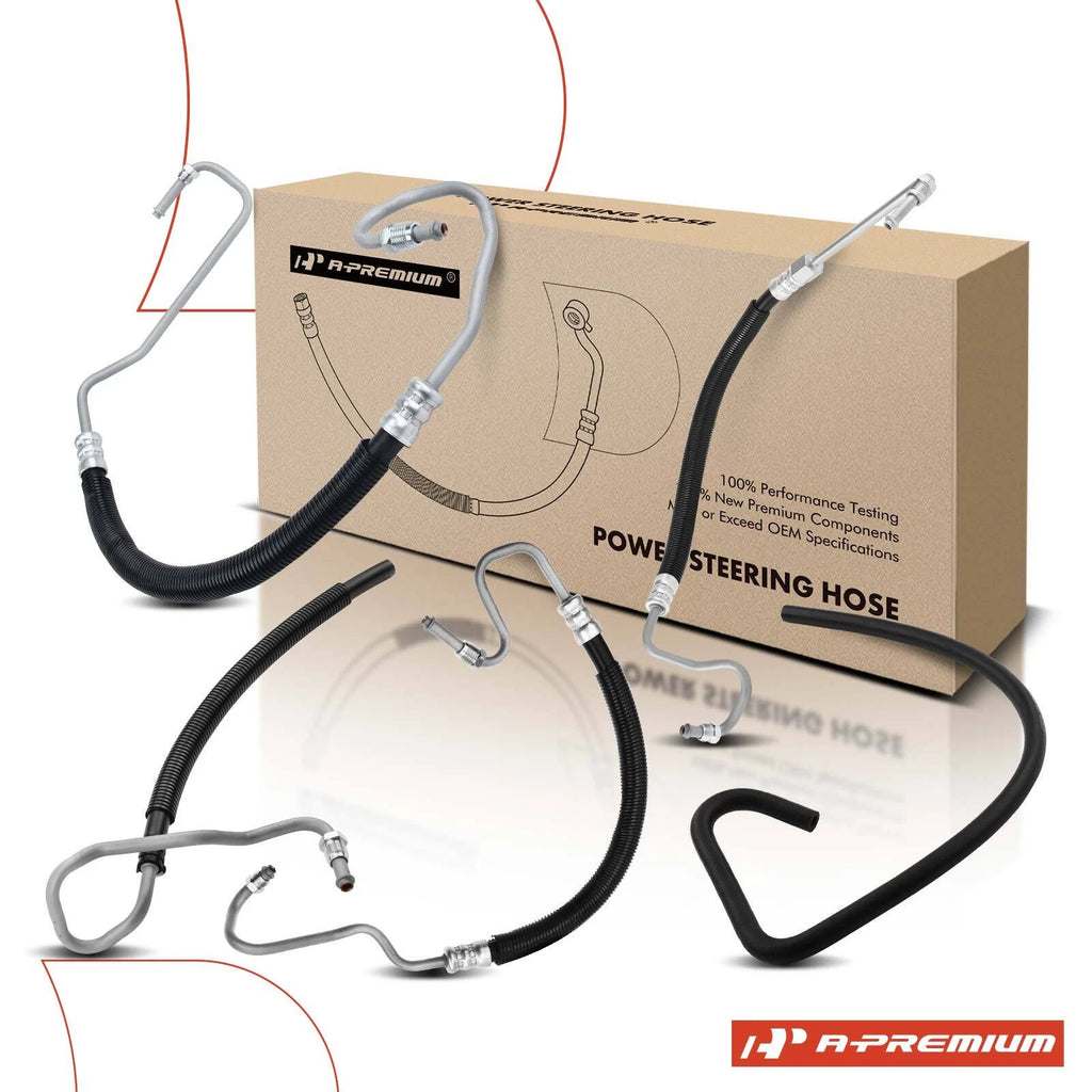 5X Power Steering Pressure & Return Line Hose for Chevy Silverado 2500 (2001–2007)