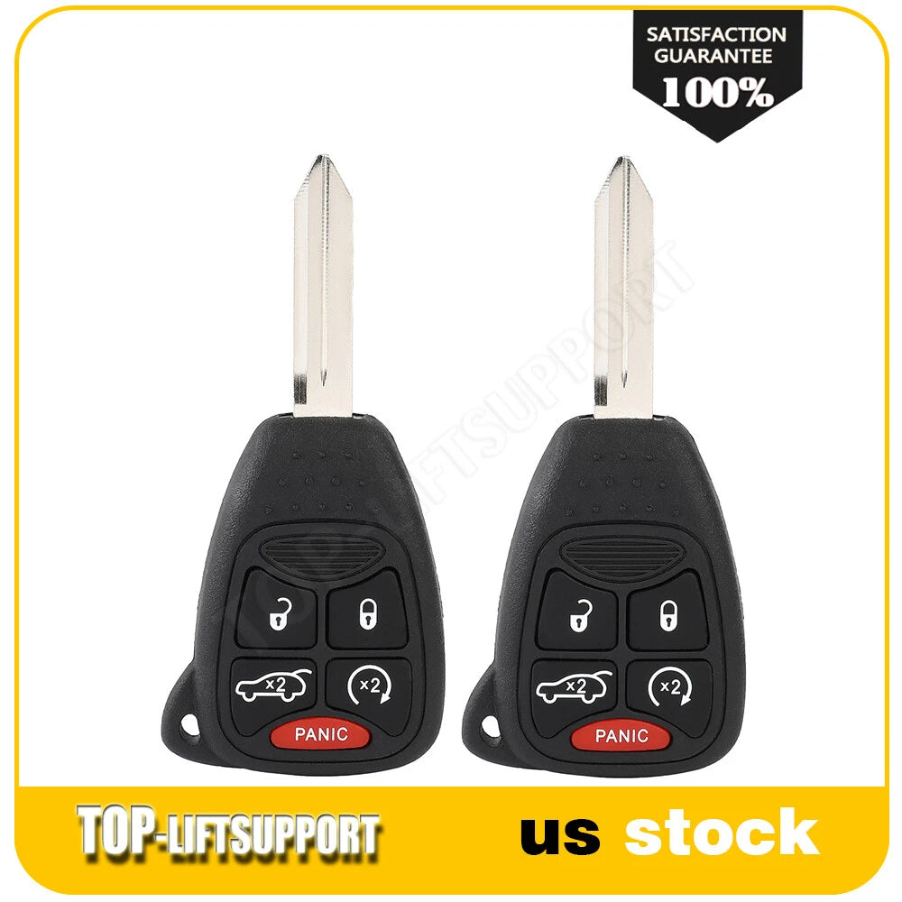 2 Smart Remote Key Fobs for Dodge Durango Avenger (2006–2013)