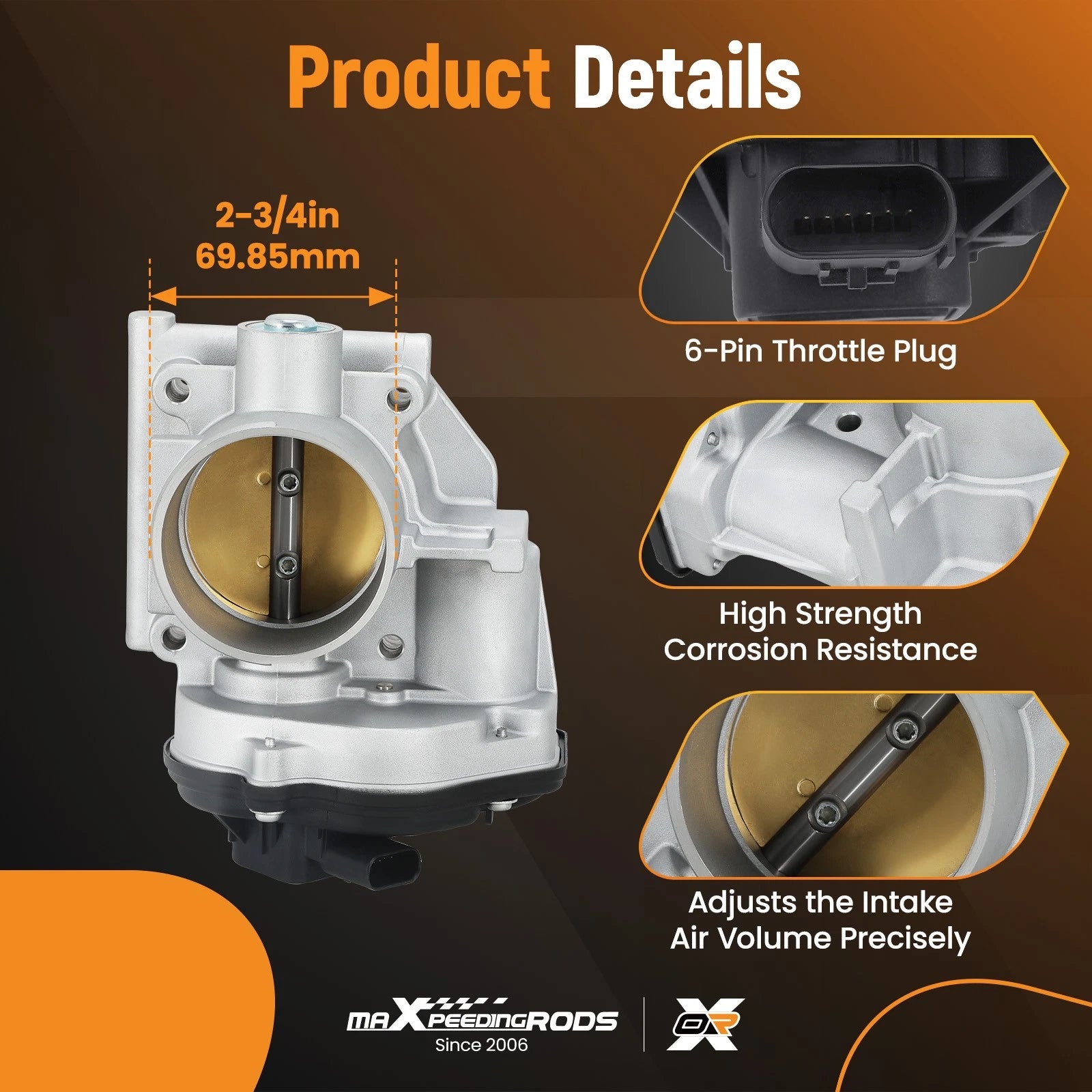 Throttle Body for Ford Five Hundred, Freestyle (2005-2007)