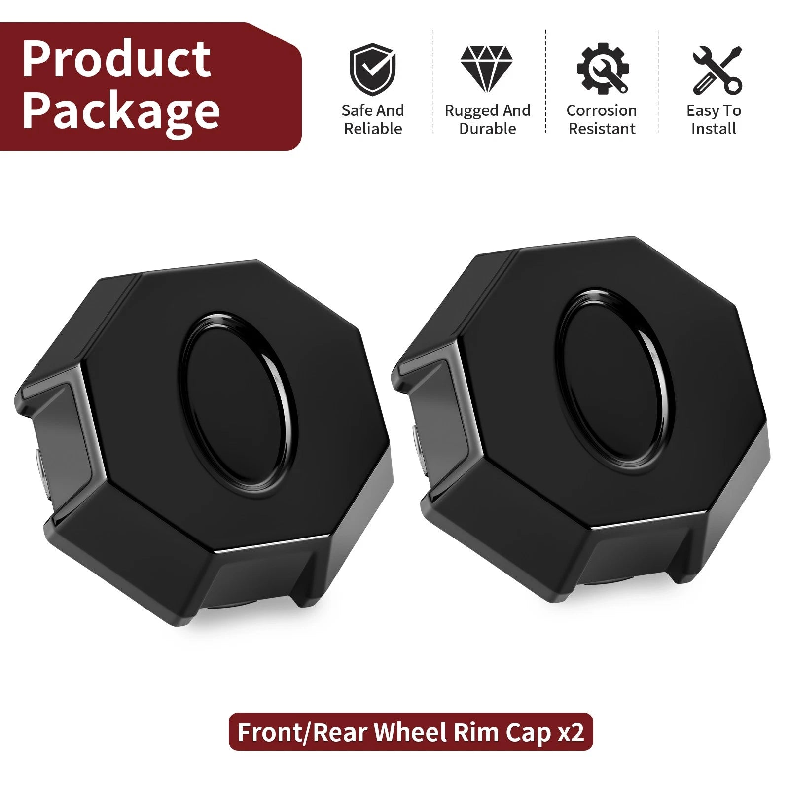 2X Wheel Rim Cap for Polaris Ranger Crew XP 900 (2019) 1521954-067