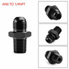 AN4 AN6 AN8 AN10 AN12 NPT Straight Fuel Oil Air Hose Fitting Male Adapter