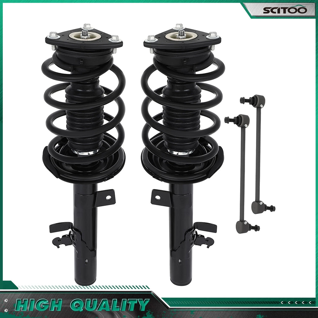 Front Struts Spring Assembly Sway Bar Links Kit for Ford Escape (2013)