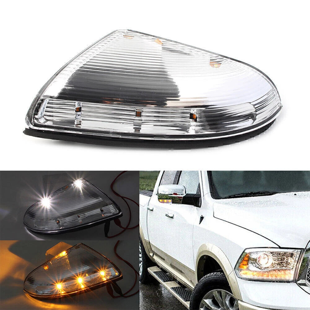 Right Side Mirror Turn Signal Light for Dodge Ram 1500 (2009–2018) & 2500 (2010–2018)