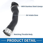 Engine Air Intake Hose with Clamps for BMW 5 Series E60 (2006–2009) No. 11617803747