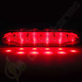 2X 6" Red Oval LED Surface Mount Turn Brake Stop Tail Light for Truck Trailer RV