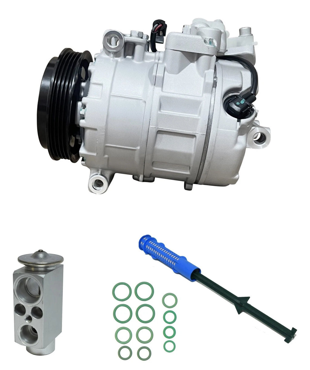 AC Compressor Kit OEM Replacement for BMW 550i 4.8L (2006–2009)
