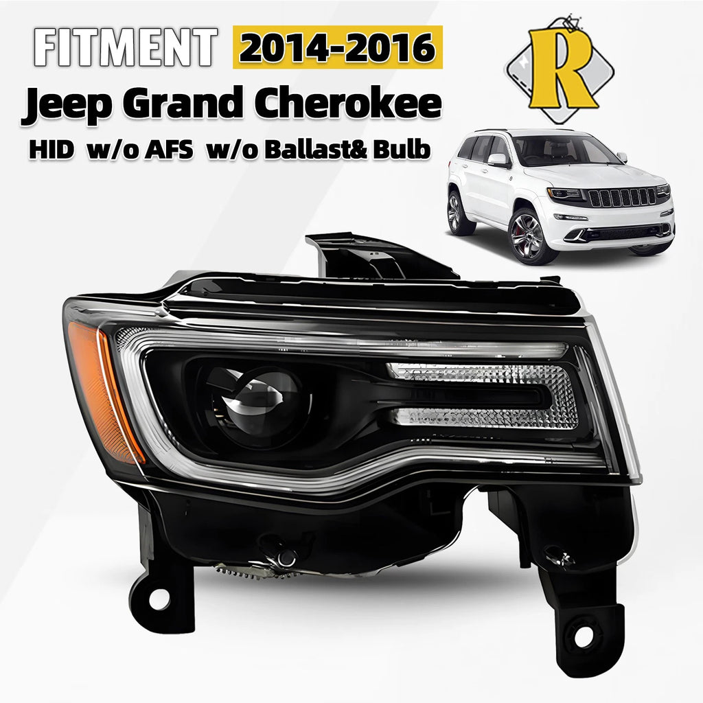 HID/Xenon Headlight Right Side for Jeep Grand Cherokee (2014–2016)