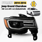 HID/Xenon Headlight Right Side for Jeep Grand Cherokee (2014–2016)
