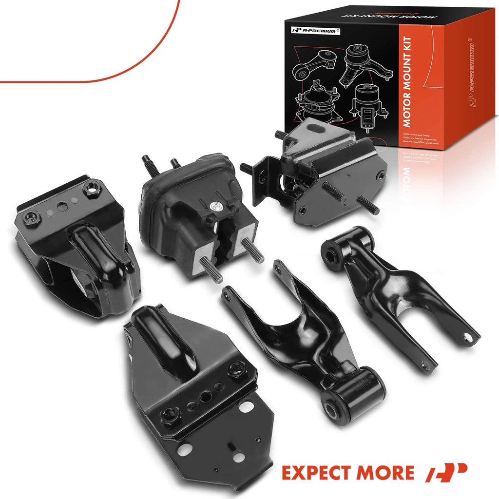 Set of 6 Engine Motor & Torque Strut Mounts for Buick LaCrosse (2008–2009)