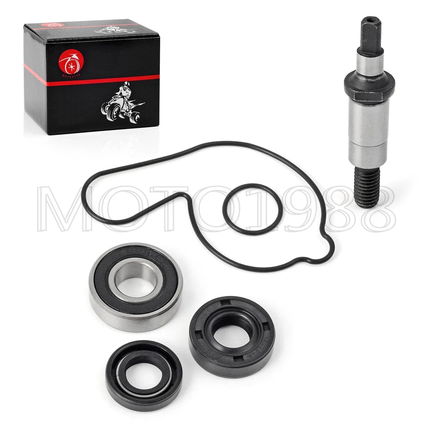 Water Pump Bearing Seals O-rings Shaft Kit for Yamaha YFZ 450 (2004–2013)
