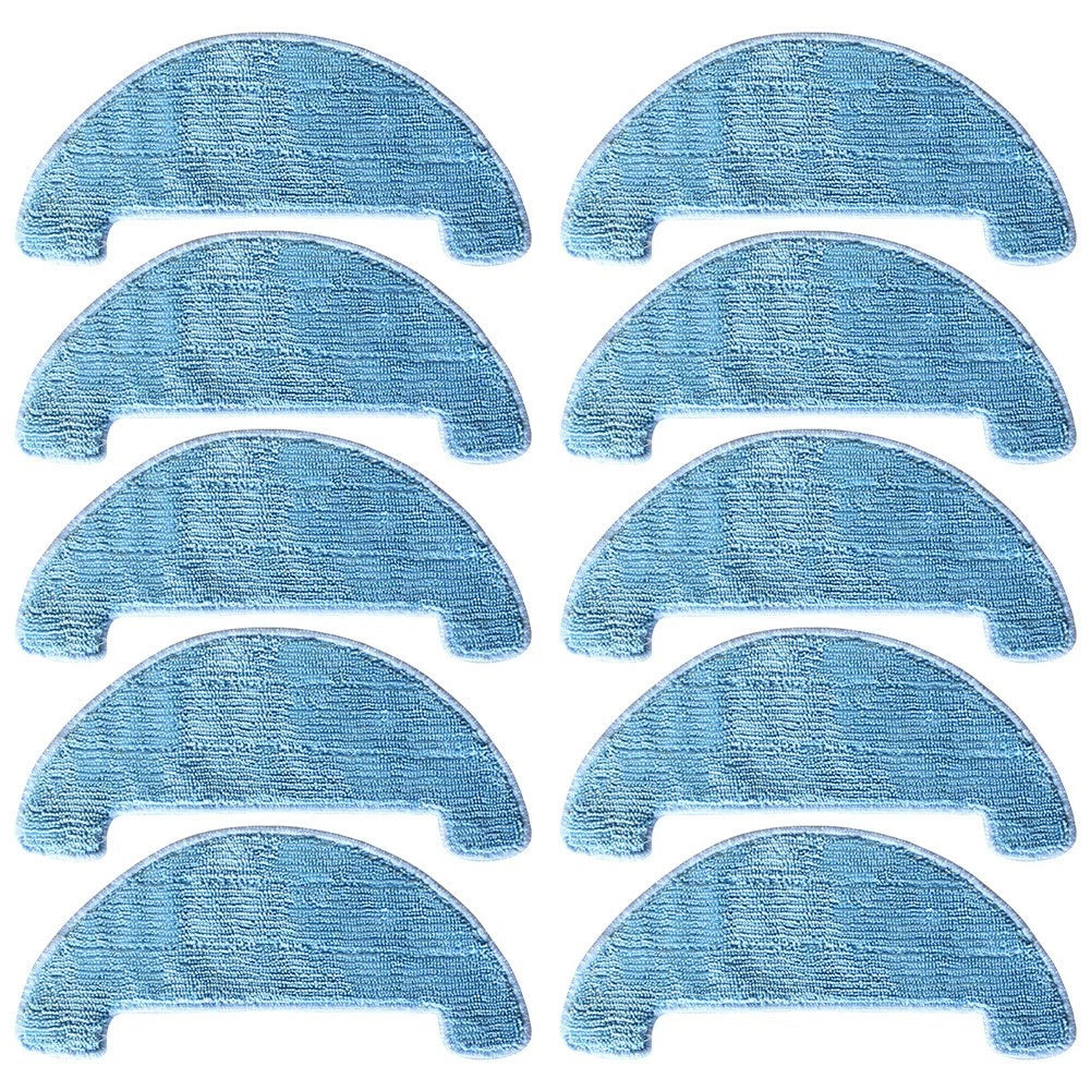 Set of 10 Mop Cloths for 360 P7 Robot Vacuum (Compatible Parts)