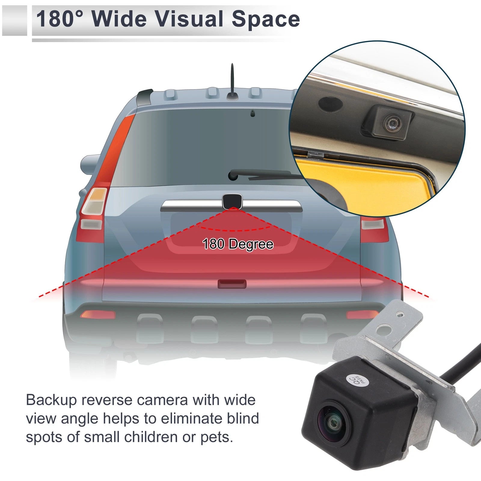 Rear View Camera for Hyundai Sonata (2011–2014) 120-180 Degree