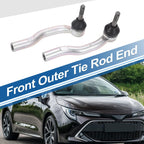 2 x Front Outer Tie Rod Ends for Lexus CT200h (2011-2017)