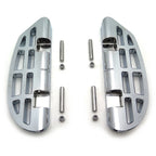 Chrome Dominator Passenger Floorboard Knob for Harley Softail (2000–2019)