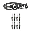 Denso 8mm Wire Set & 8 U-Groove Spark Plugs for Ford Lincoln Mercury (1996–2004)