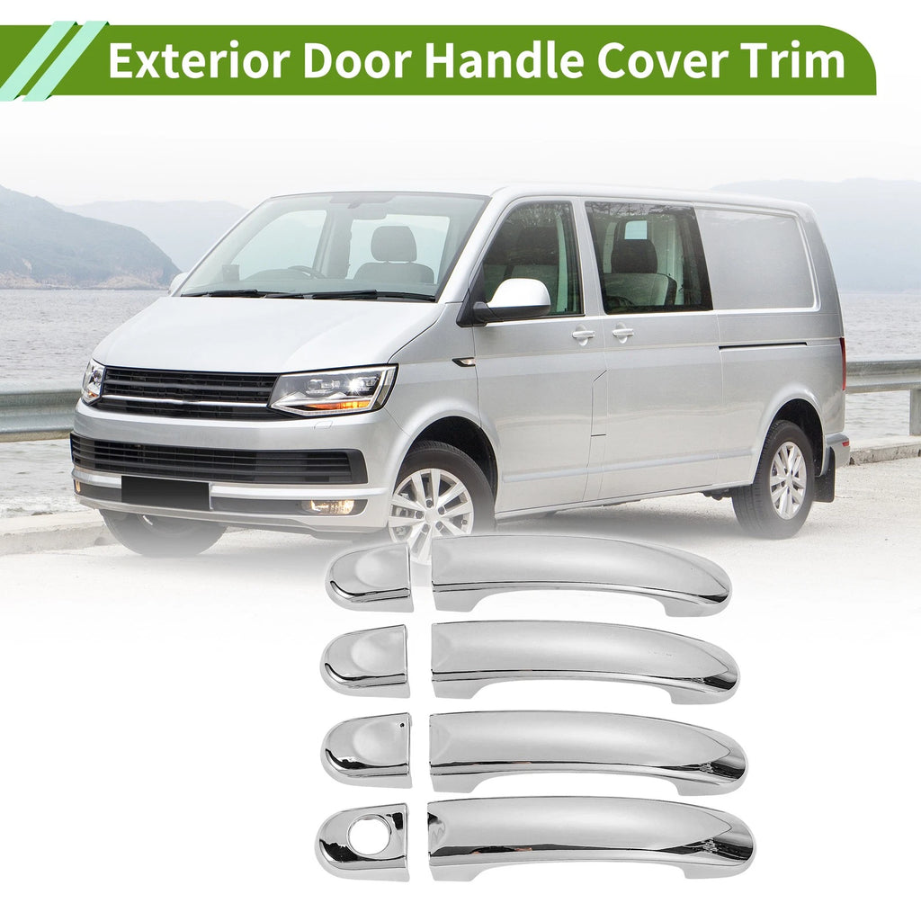 Set of 8 Exterior Door Handle Cover Trim for Volkswagen Transporter