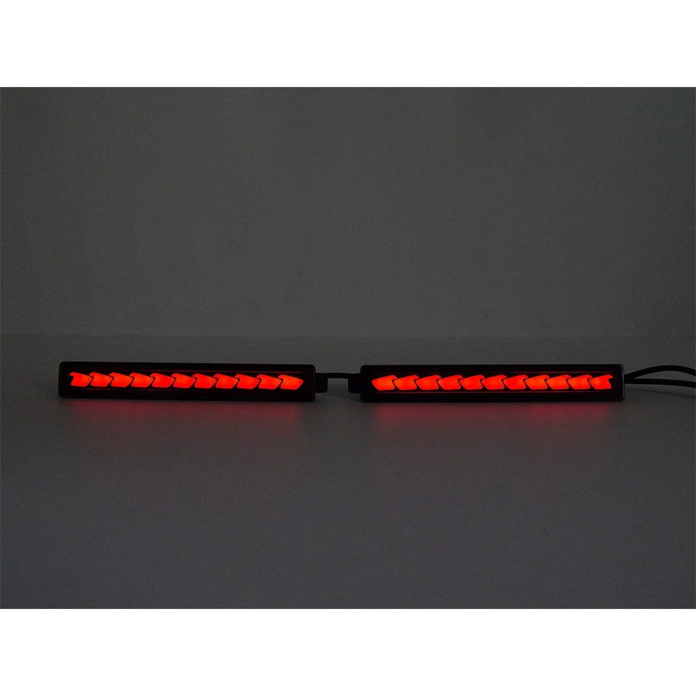 4X Smoke LED Rear Bumper Reflector Brake Light for Toyota 4Runner (2025+)