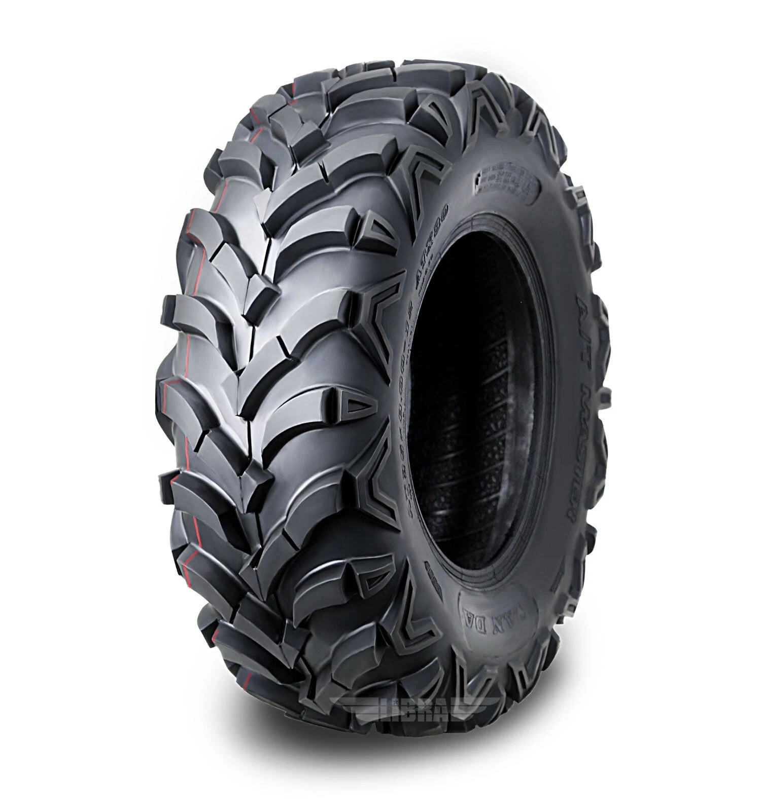 1x ATV UTV Tire 25x8-12 P341 6PR Deep Tread Mud
