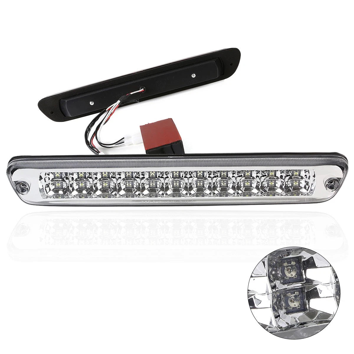 U-Shape LED DRL Headlights for GMC C/K Pickup Suburban Yukon (1994–2000)