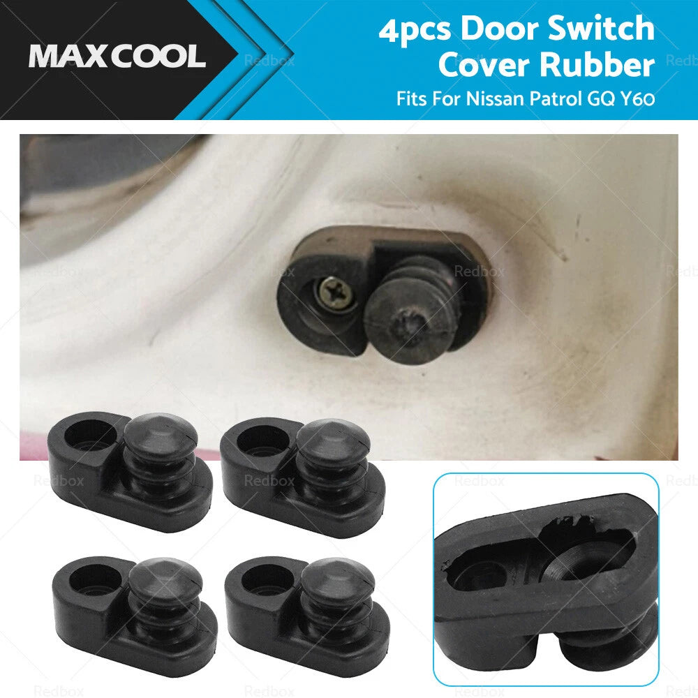 Set of 4 Door Switch Cover Rubber for Nissan Patrol GQ Y60 (1988–1997)