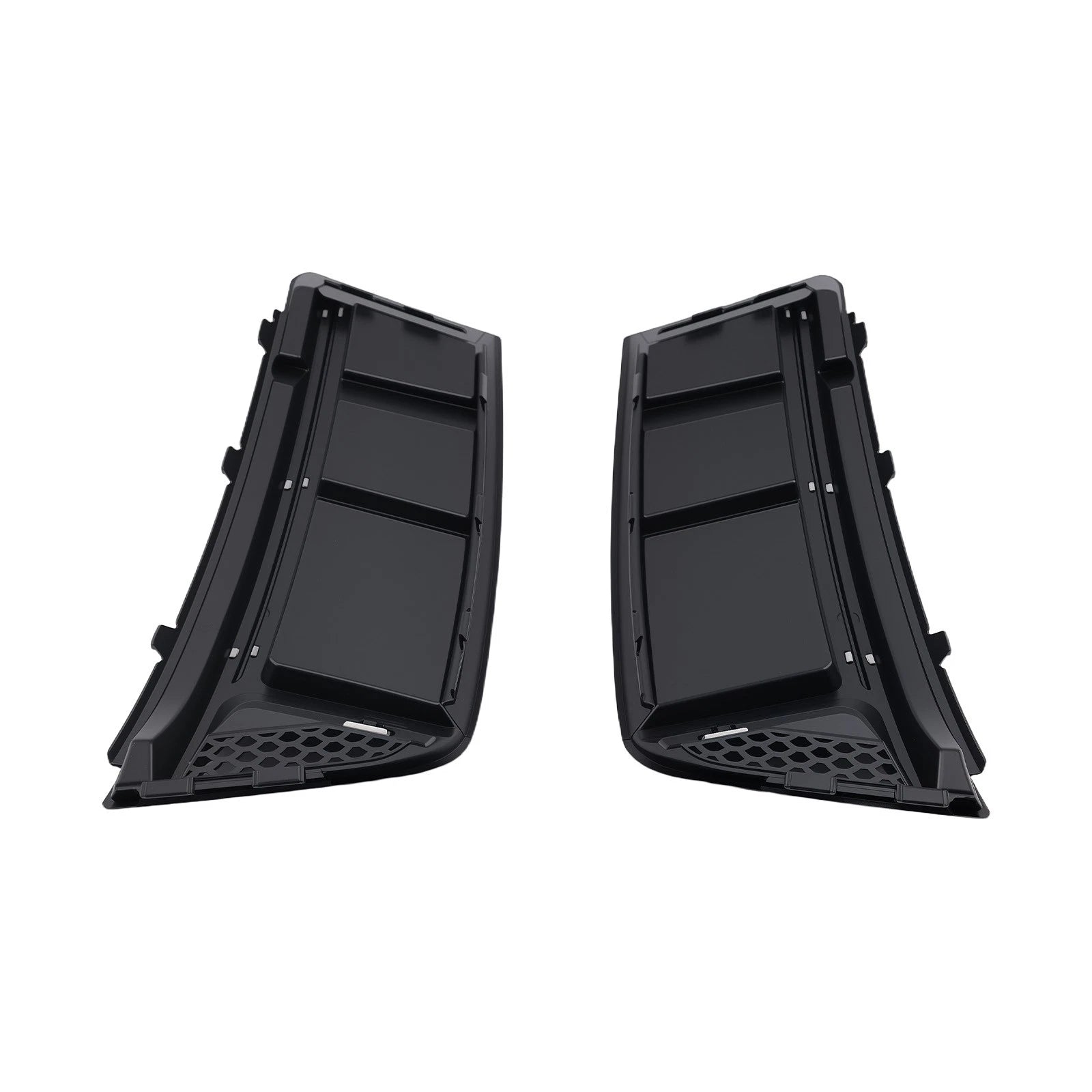 2X Fog Light Grille Lower Bumper Cover for Audi A4 B9 (2016-2018)