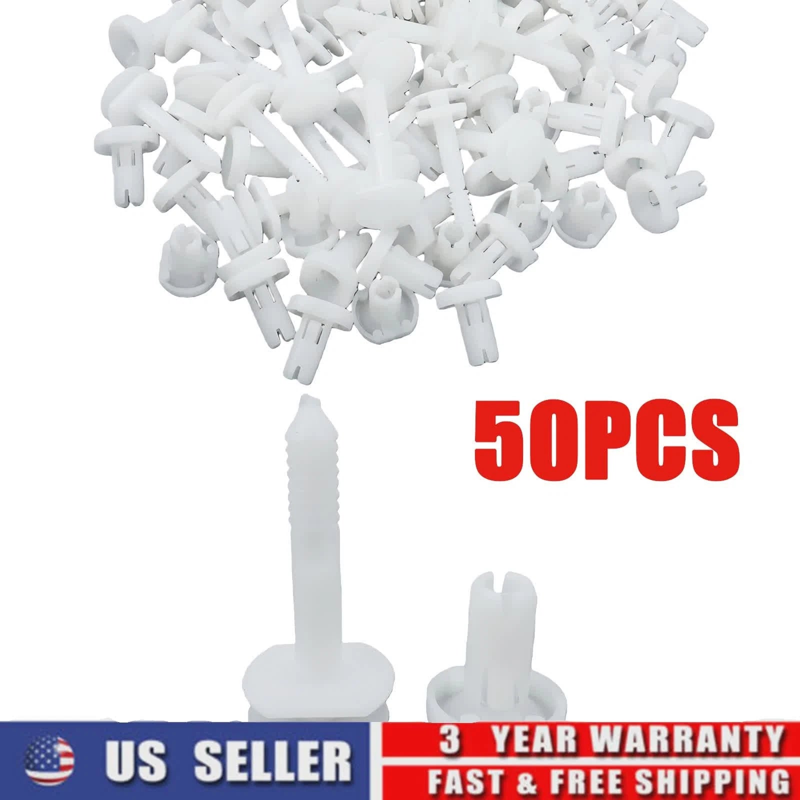 50x Door Panel Retainer Clips Rivet for GMC Chevrolet Cadillac (1995–2000)