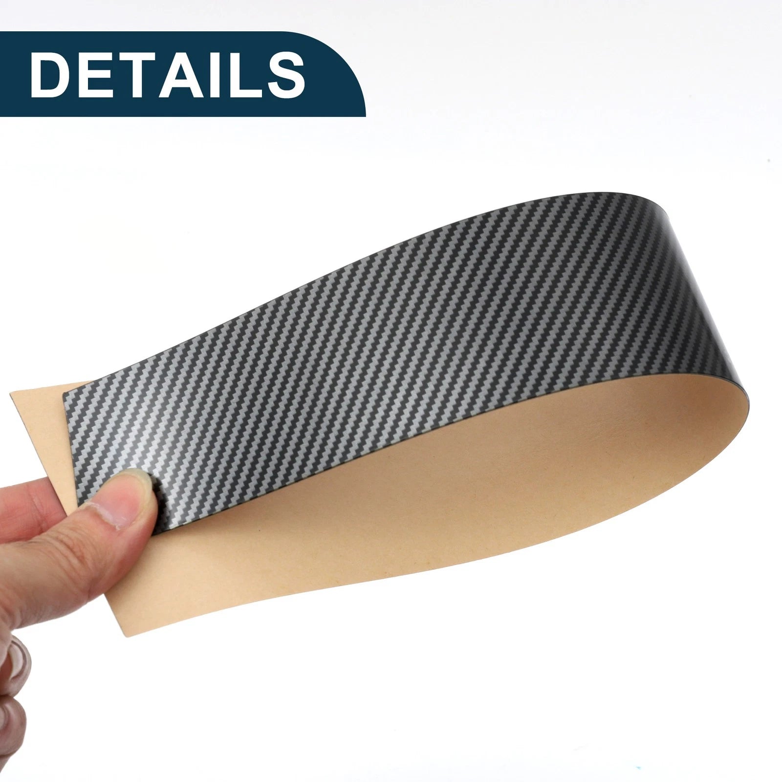 6 Pcs Door Pillar Window Trim for Honda Accord (2008–2012) Carbon Fiber