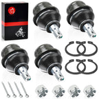 Upper Lower Ball Joints 4 Pack for Suzuki KingQuad 500 LTA500 AXi (2011–2023)