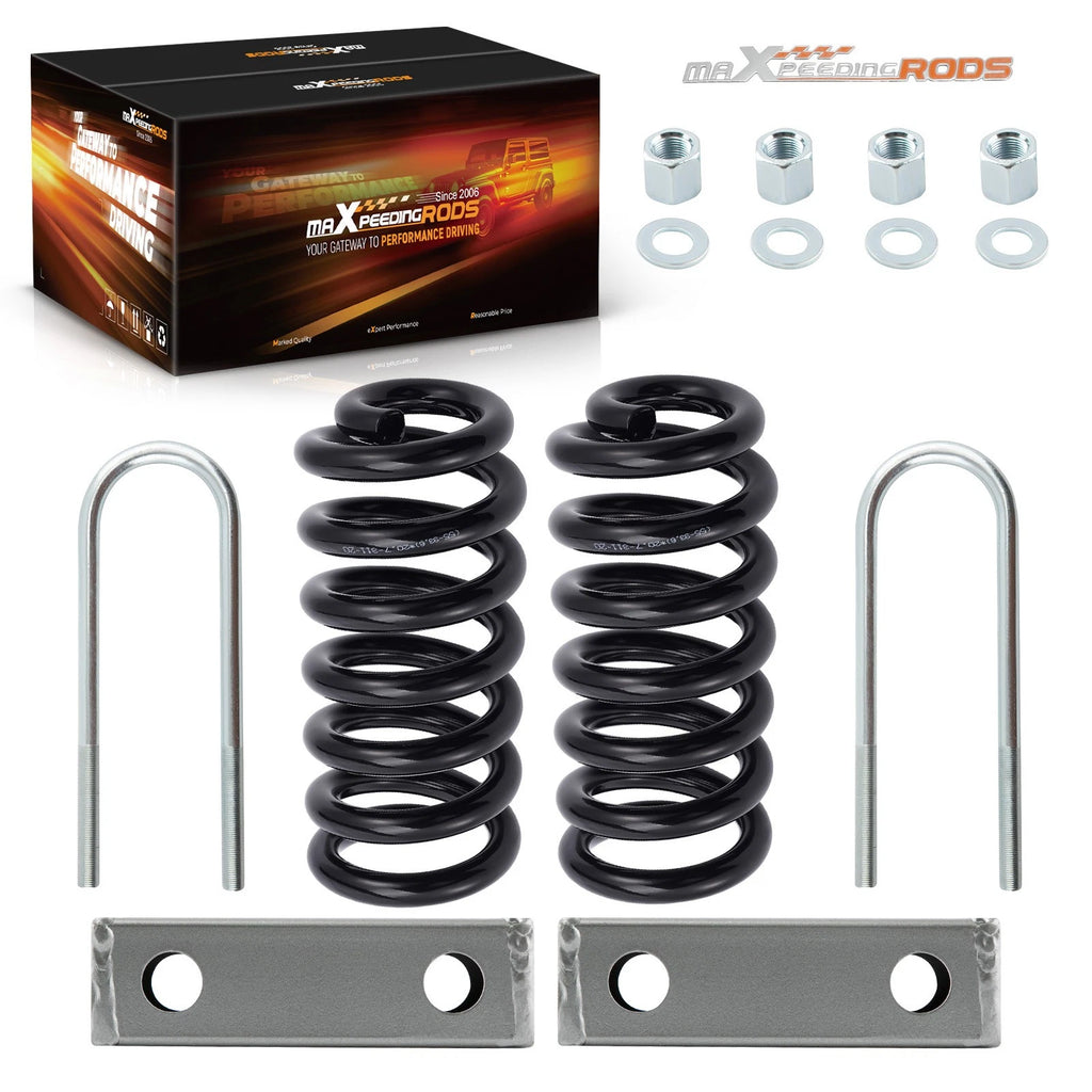 2" Front 3" Rear Coil Spring Lowering Set for Chevy C10 GMC Truck (1963–1972)