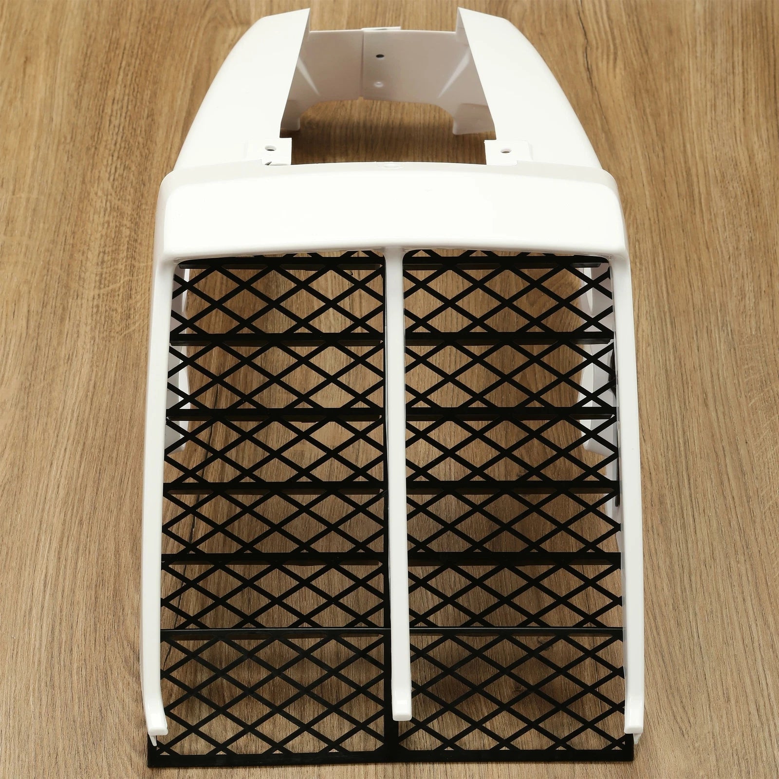 White Gas Tank Side Covers with Radiator Cover Grill for Yamaha Banshee 350 (1987–2006)