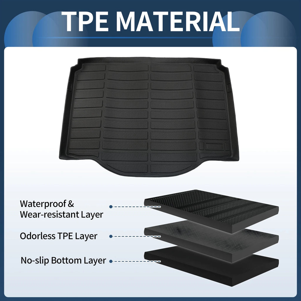 Trunk Mat for Chevrolet Trax (2014–2023), Buick Encore (2013–2023) TPE Cargo Liner