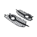 Honeycomb Front Grille Fog Light Covers for Audi Q3 (2012-2014)