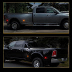 2X Clear Amber Red LED Front Side Marker Lights for Dodge Ram 2500 3500 (2010–2018)