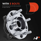 2X Rear Wheel Hub & Bearing Assembly for Hyundai Genesis (2009–2014)