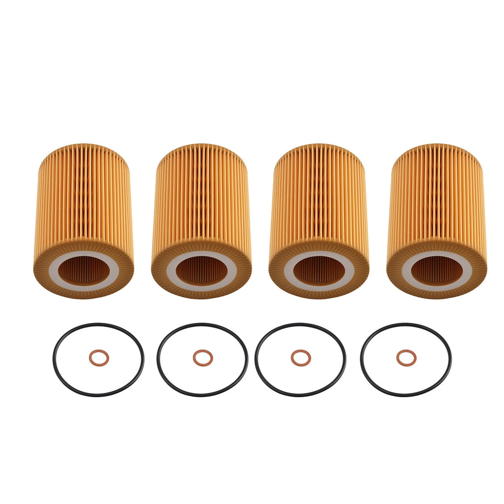 4x Oil Filters for Volvo S80 XC70 XC90 V70 (2007–2015)