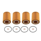 4x Oil Filters for Volvo S80 XC70 XC90 V70 (2007–2015)