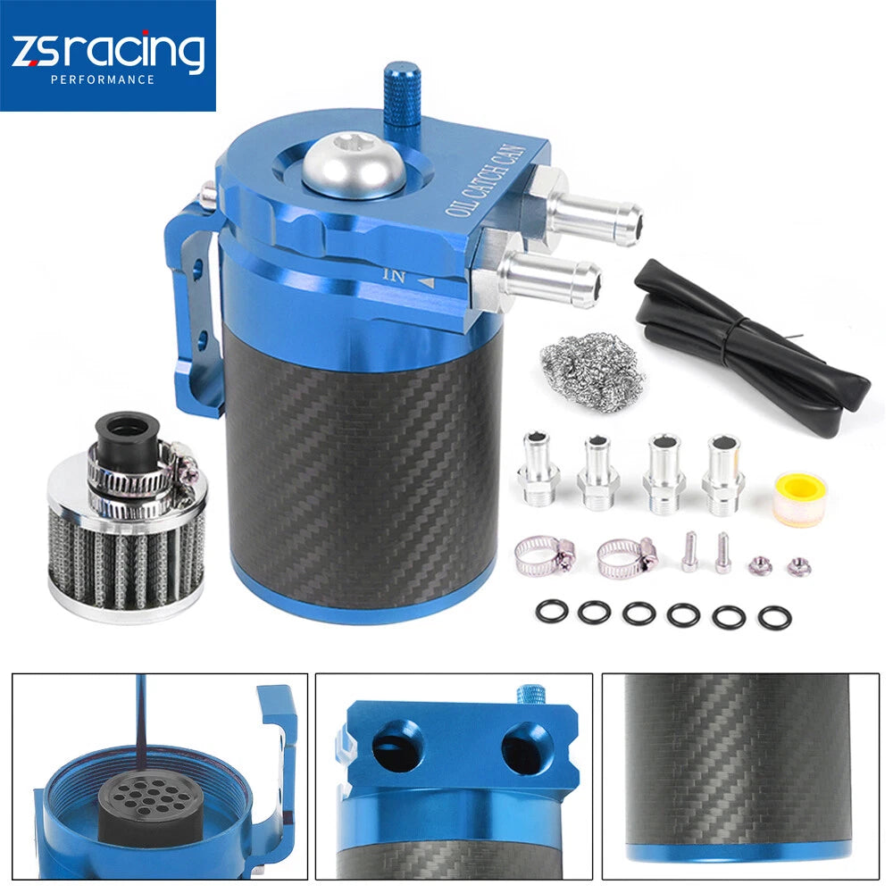 Carbon Fiber Oil Catch Can Kit for