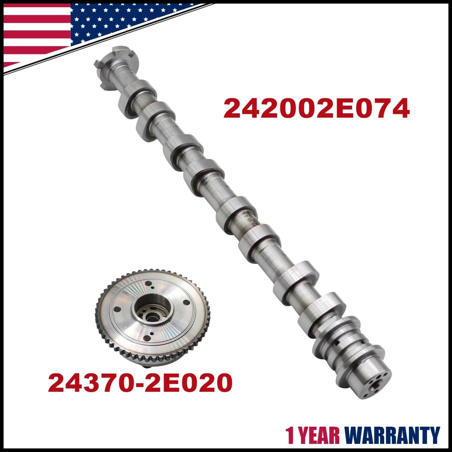 Engine Camshaft & CVVT Gear Kit for Kia Forte Soul 2.0L (2017–2020) 243702E020
