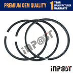 Set of 4 Piston Rings for Thermo King TK4.86E (STD Size 862+2+4)
